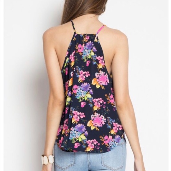 Floral Racerback Tank - Picture 4 of 4